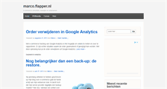 Desktop Screenshot of marco.flapper.nl