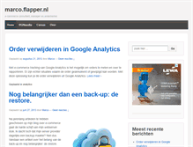 Tablet Screenshot of marco.flapper.nl
